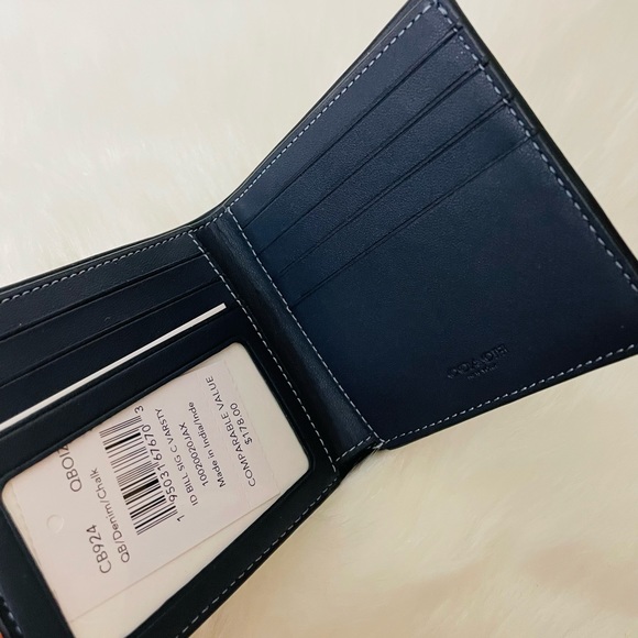 NWT Laptop Sleeve in Signature Canvas with Coach Varsity and Billfold wallet - Picture 11 of 16